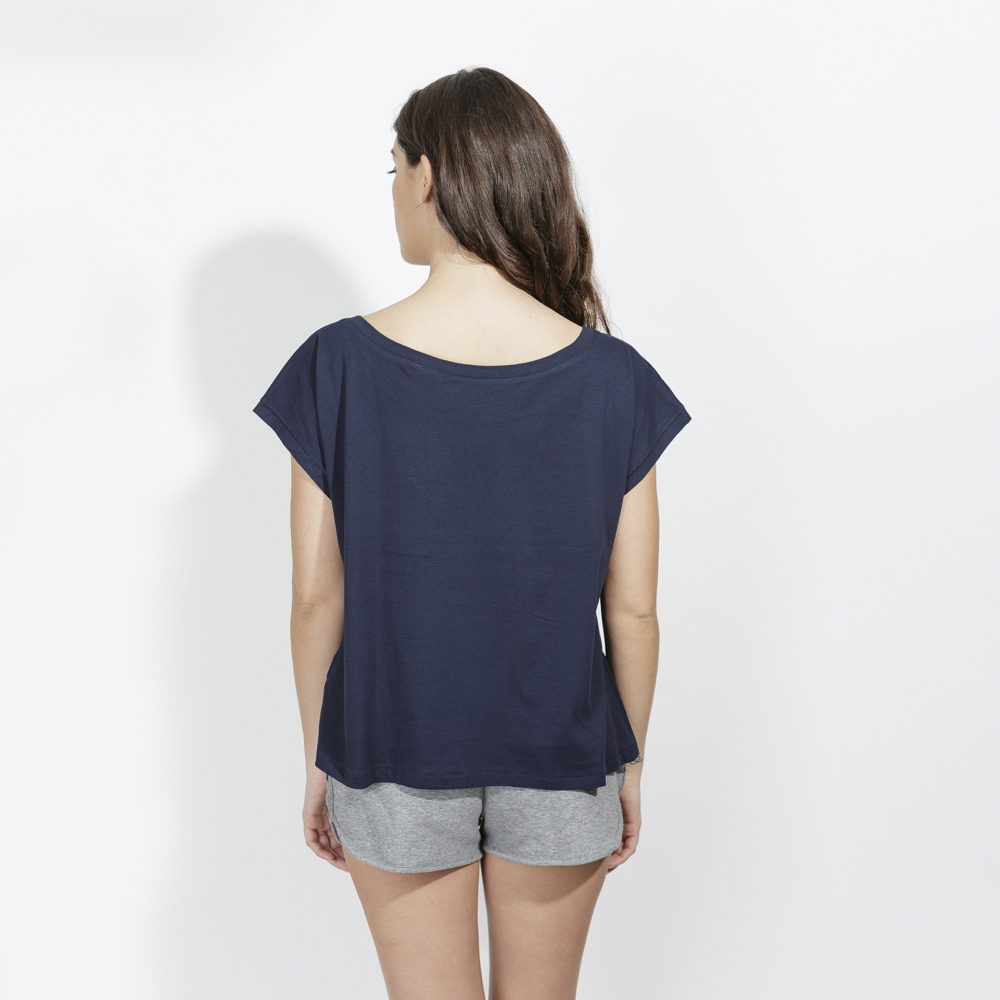 T-shirt loose marine - Ma philosophie, la sieste 3