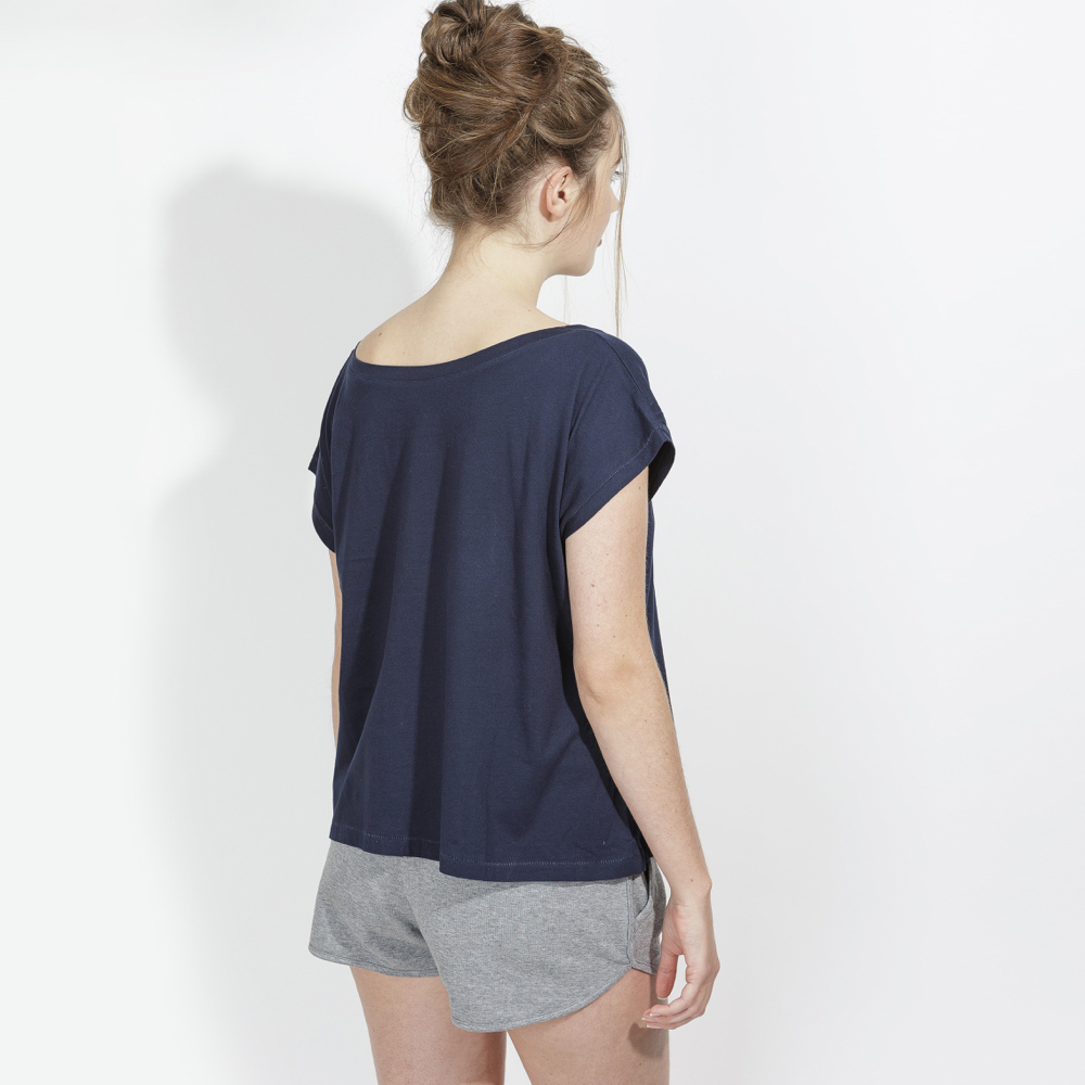 T-shirt loose marine - Parisienne de coeur 3