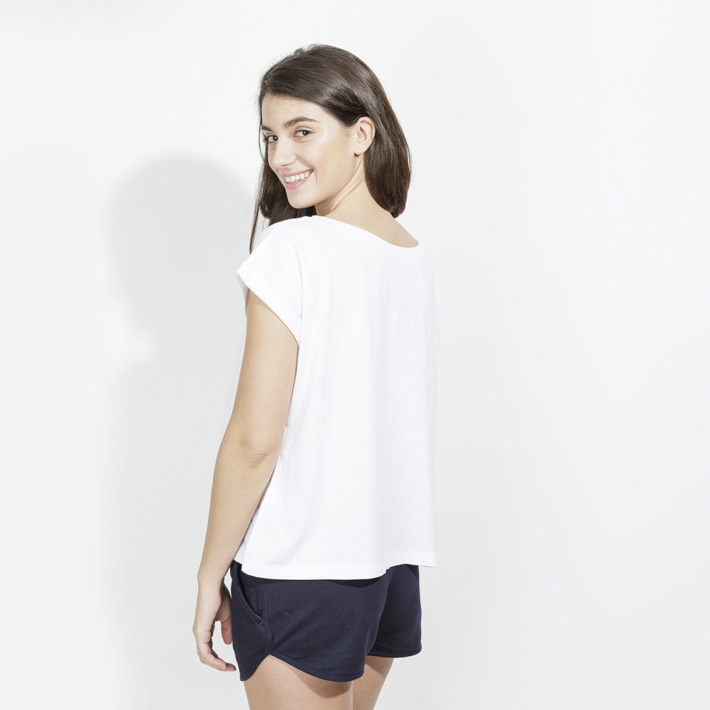 T-shirt loose blanc - Féminité 3