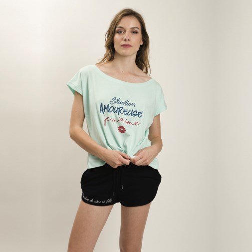 T-shirt loose lagoon - Situation amoureuse, je m'aime