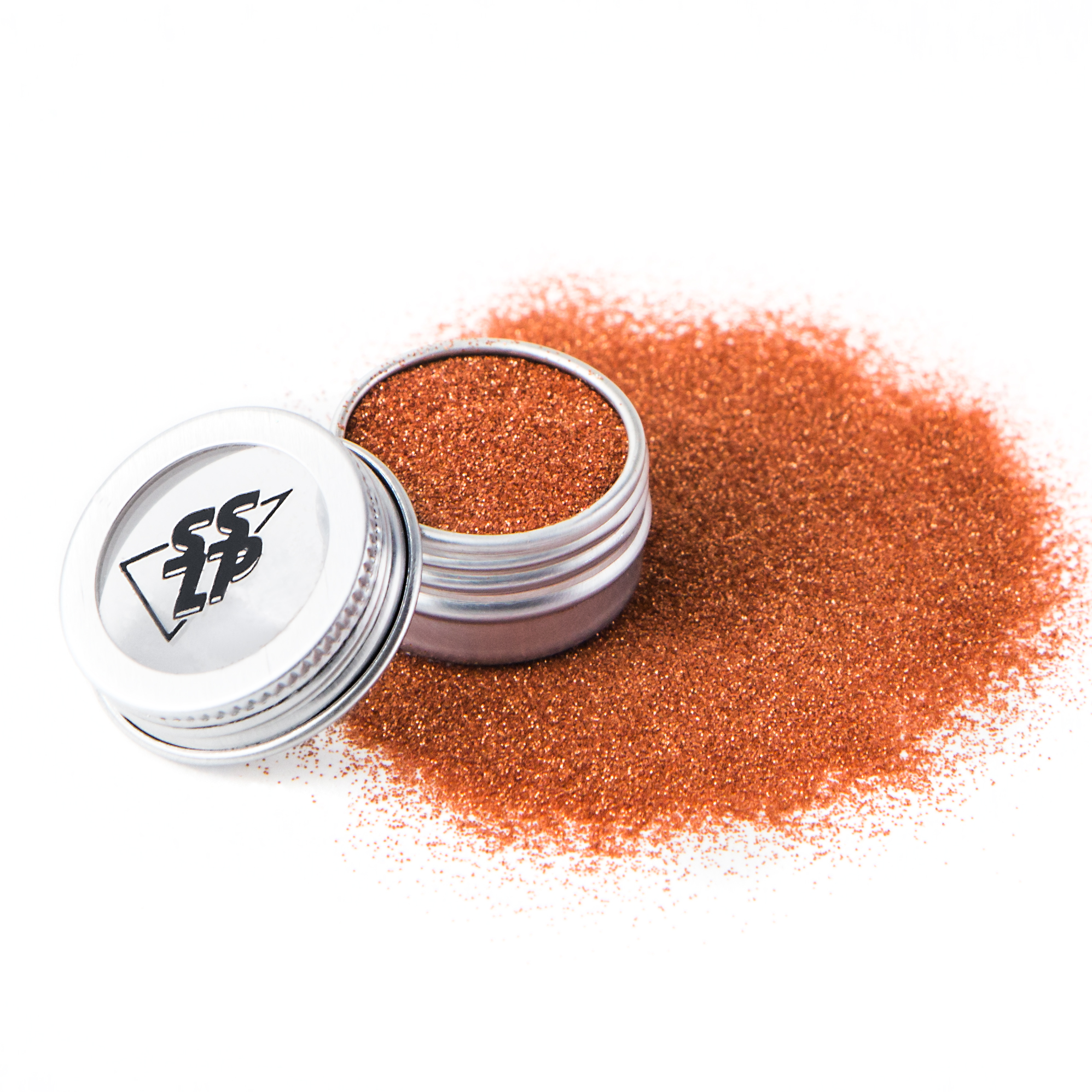 Paillettes biodégradables cuivrées fines 3