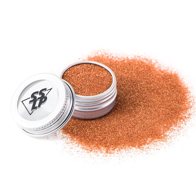 Paillettes biodégradables cuivrées fines 3