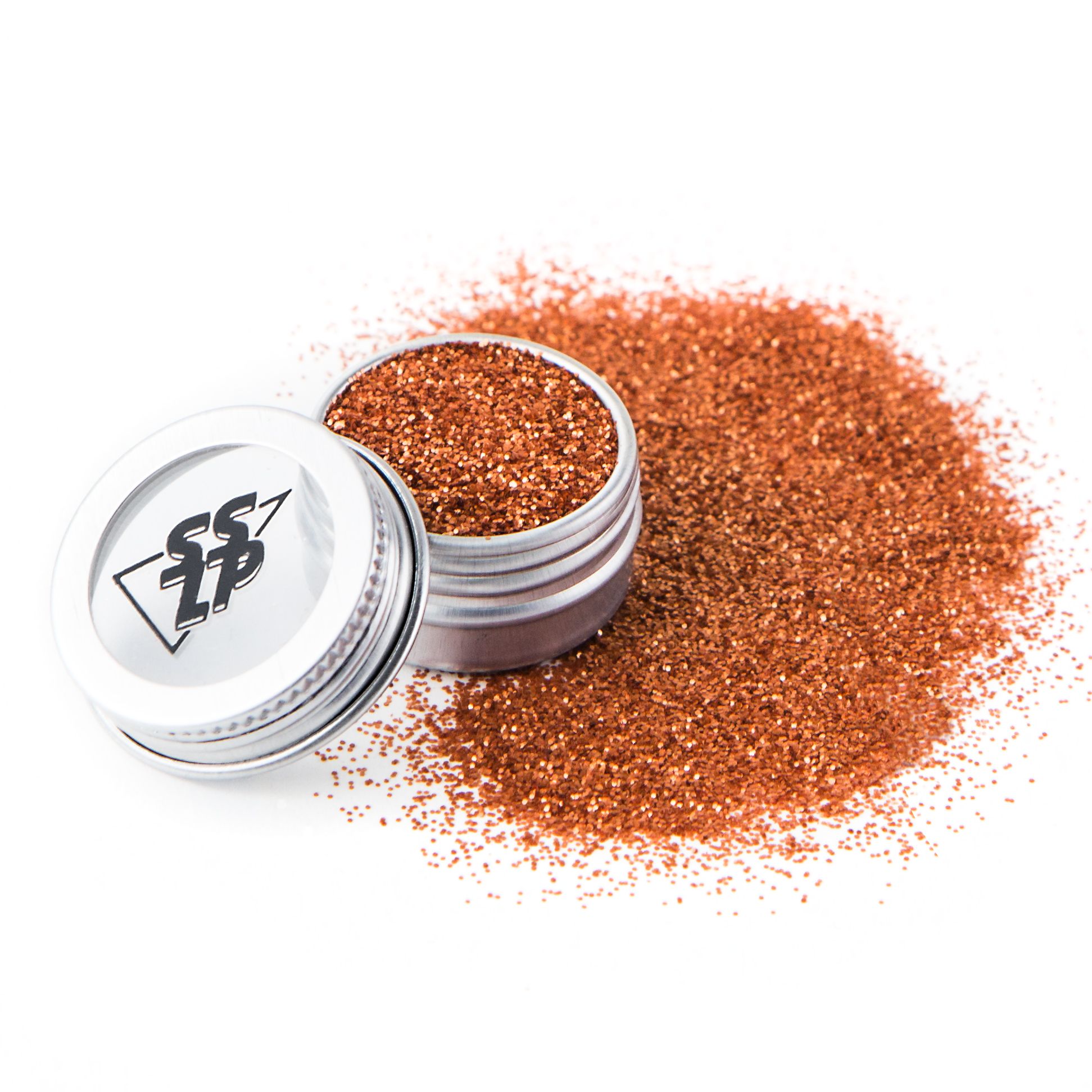 Paillettes biodégradables cuivrées standard 3