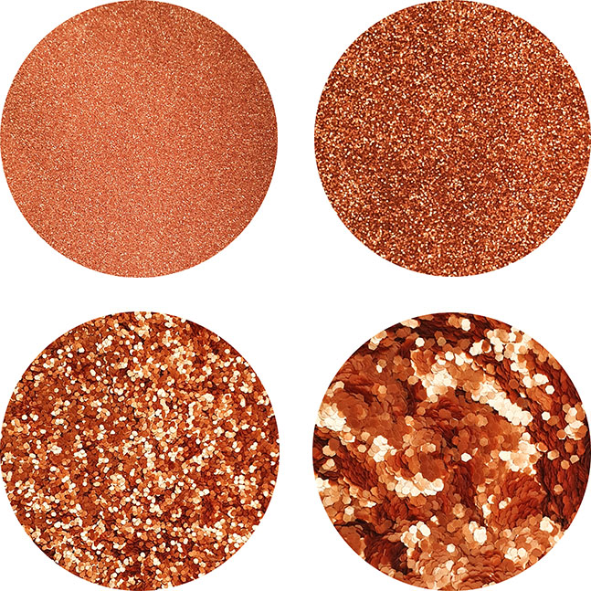 Paillettes Biodégradables Cuivrées 6