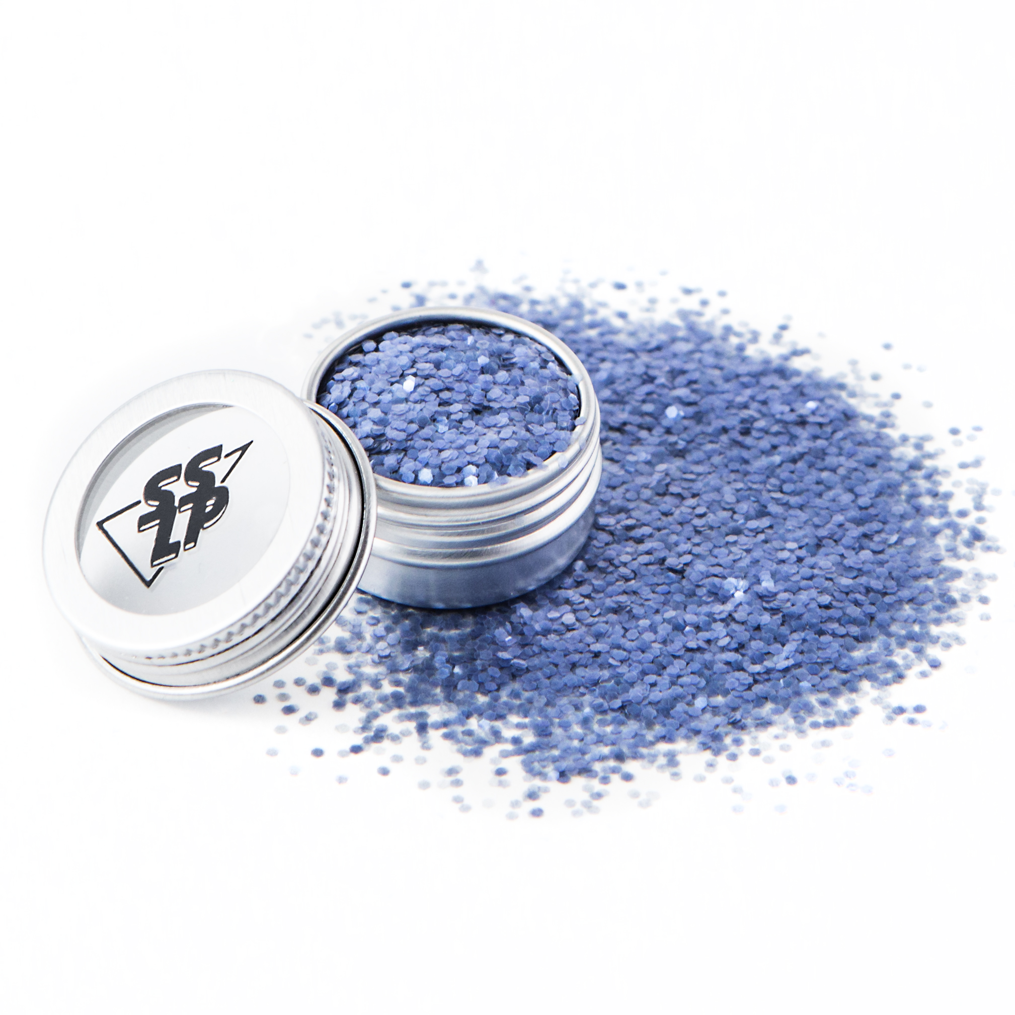 Paillettes biodégradables bleues moyennes 3