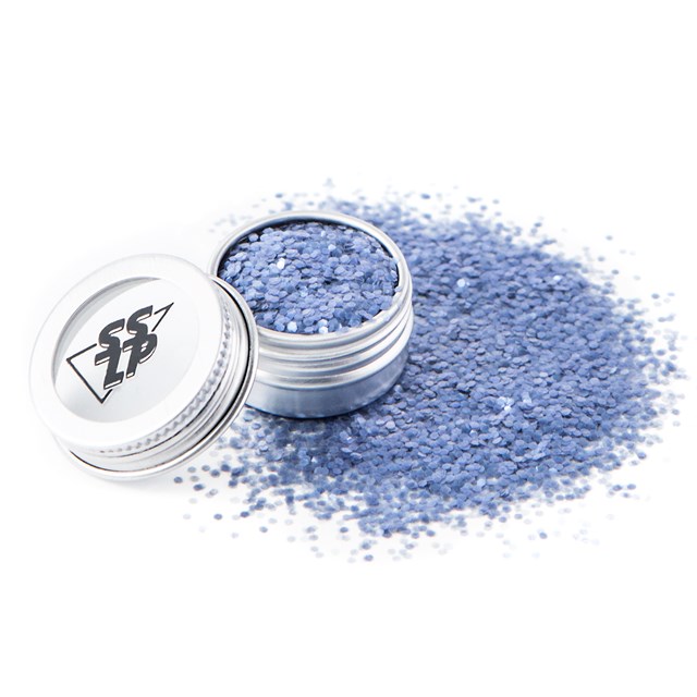 Paillettes biodégradables bleues moyennes 3