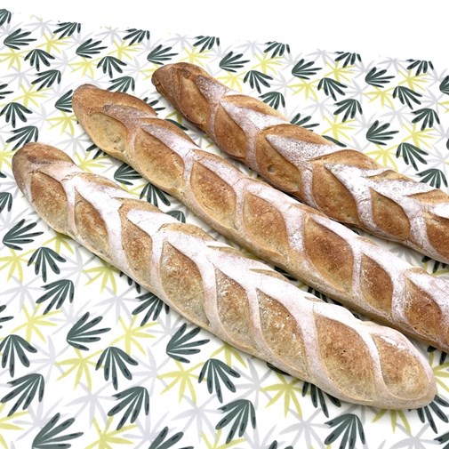 Wrap XXL pour le pain - Emballage alimentaire réutilisable en cire d'abeille