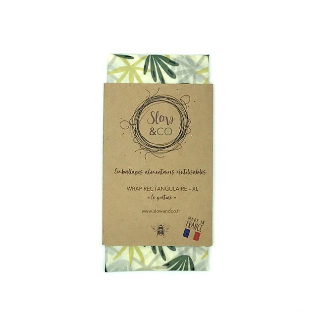 Wrap rectagulaire XL - Emballage alimentaire réutilisable en cire d'abeille 100% MADE IN FRANCE 5
