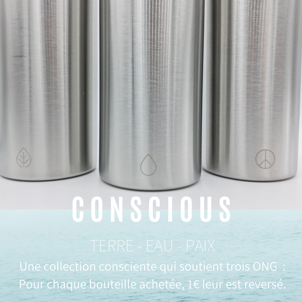 OAÏ x CONSCIOUS - La gourde inox isotherme nomade et durable 6