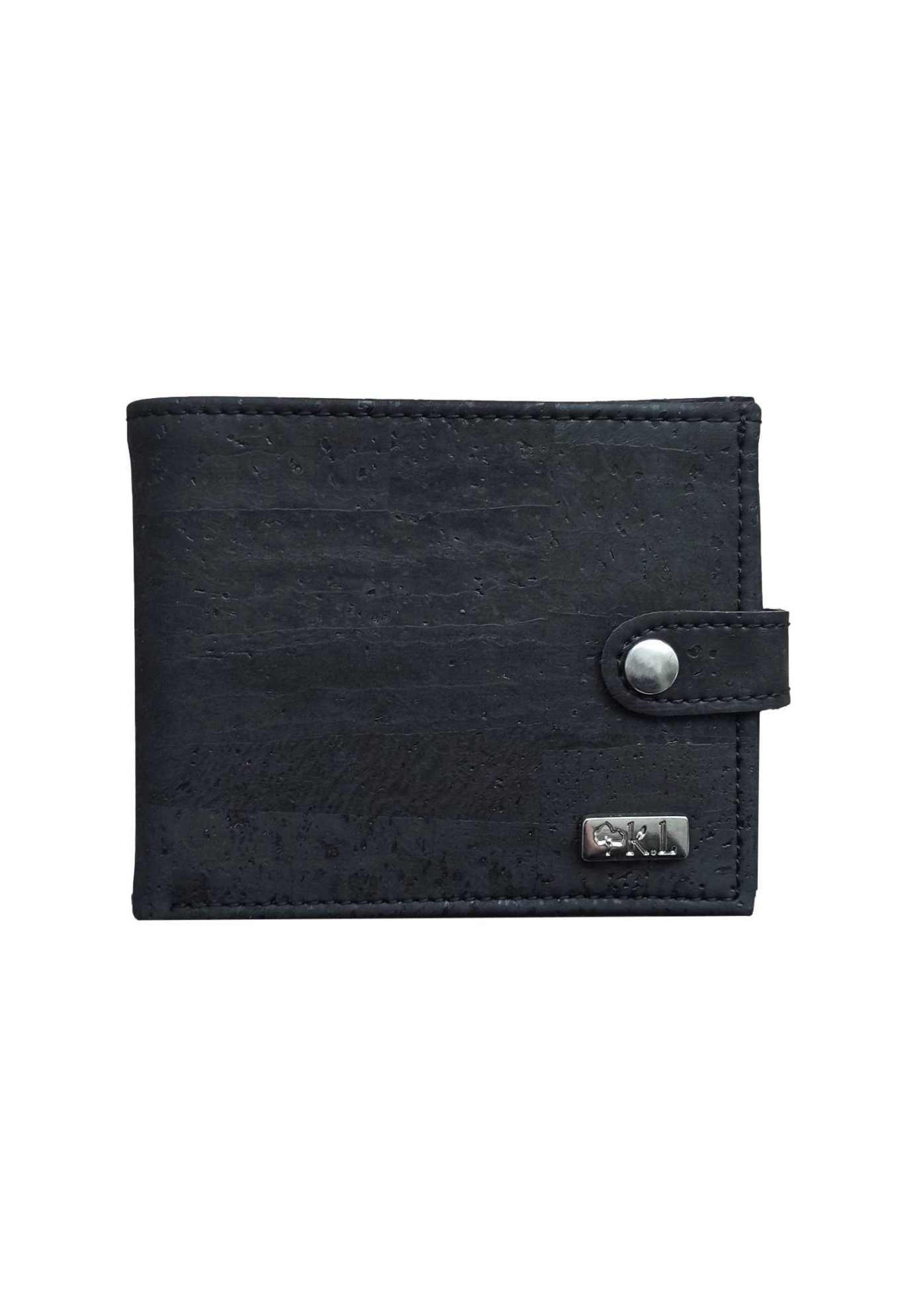 Portefeuille homme en liège noir Alex  14