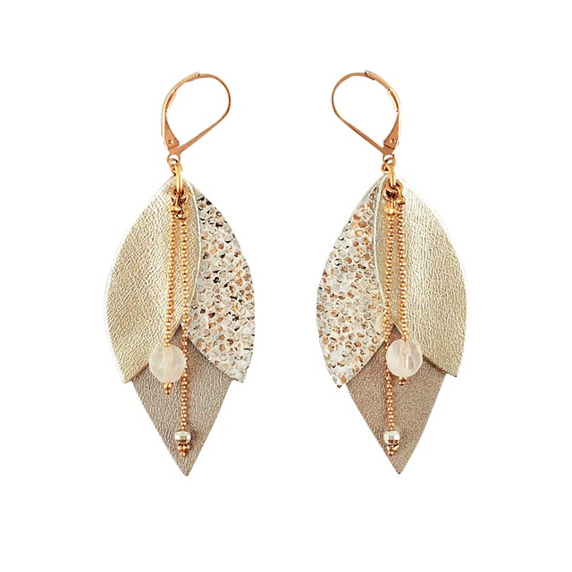 Boucles d'oreilles TULIPE labellisées "Fabriqué à Paris" 3