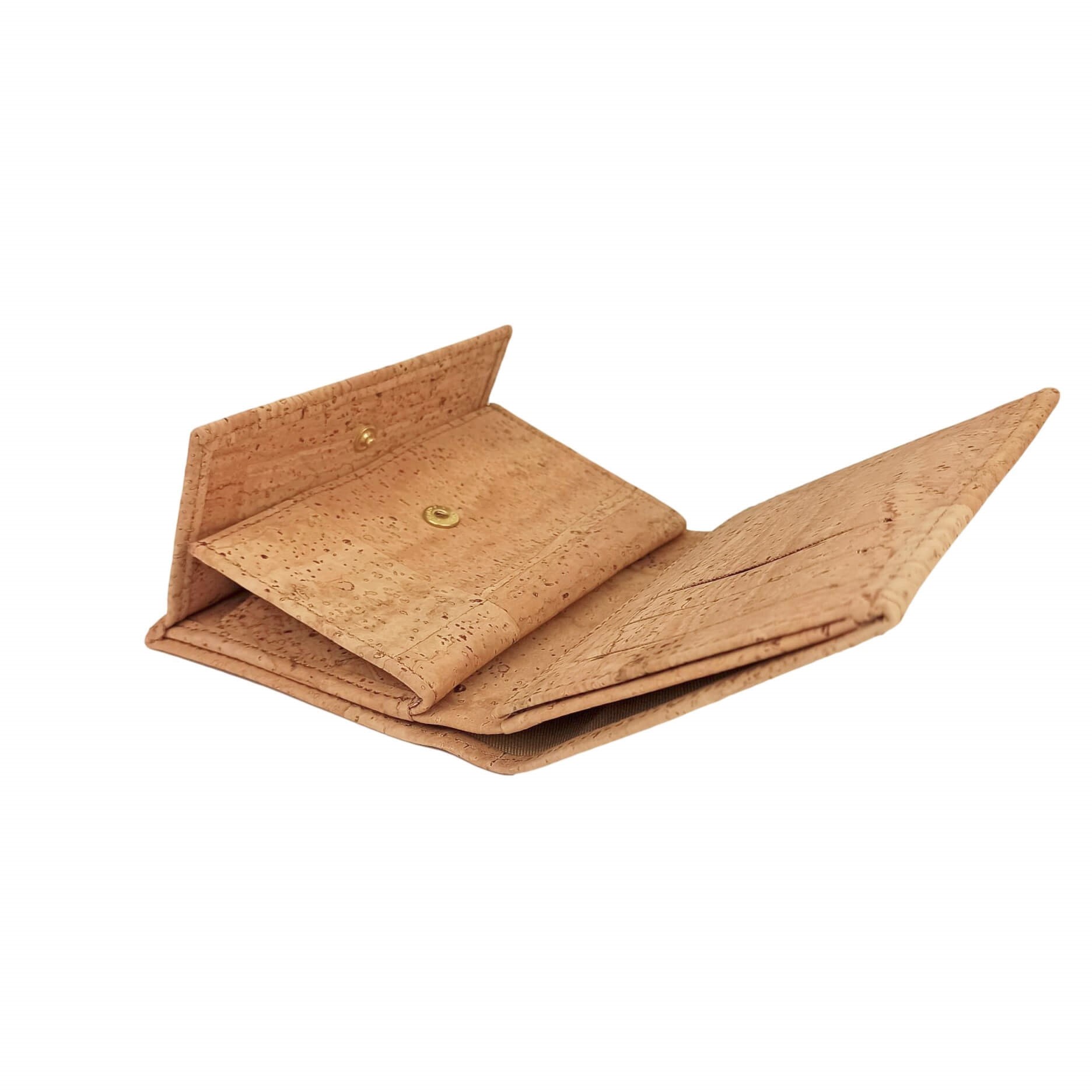 Porte-monnaie femme en liège Zoé bleu 14