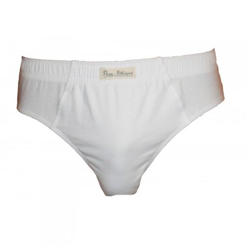 Slip homme en coton bio - Blanc