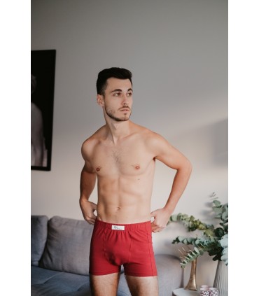Boxer en coton bio - Bordeaux 3