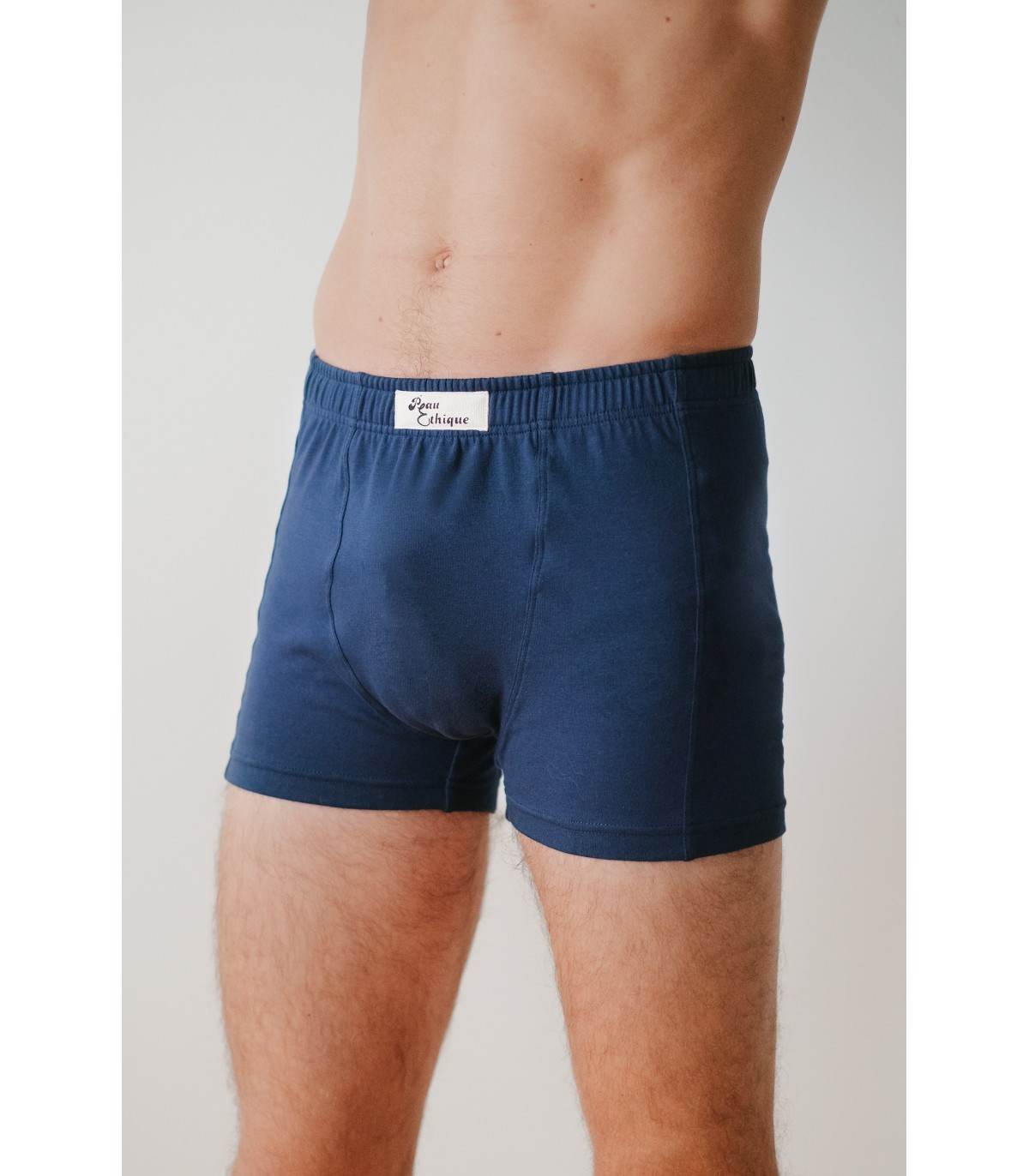 Boxer en coton bio - Bleu 2
