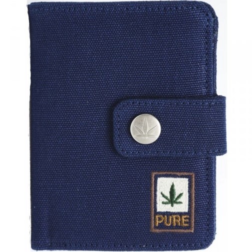 Portefeuille en tissu de chanvre et coton bio - Plusieurs couleurs