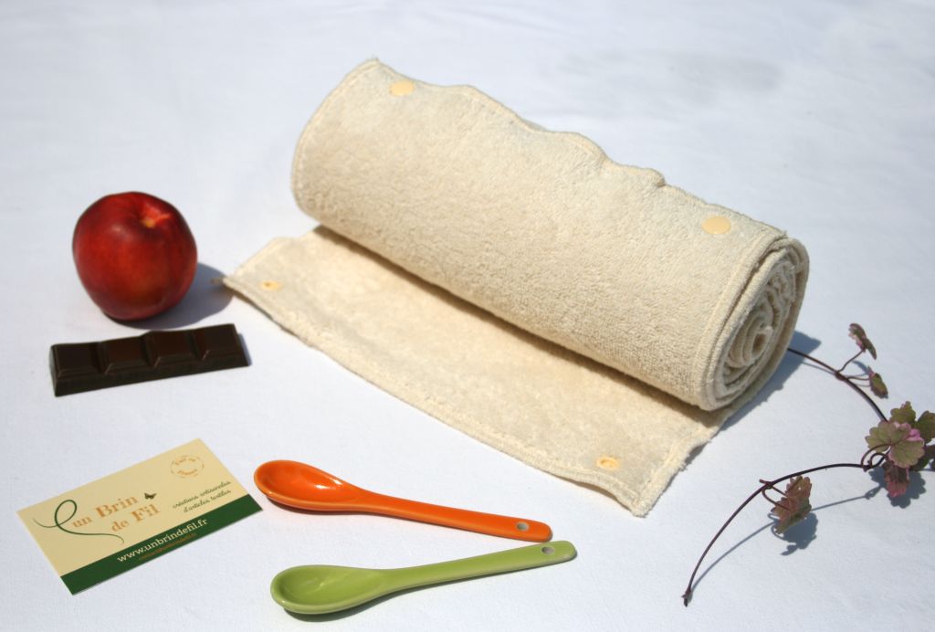 essuie-tout lavable - rouleau de 8 feuilles pressionnées 6