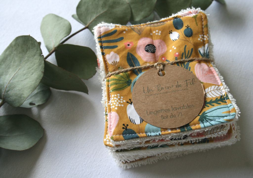 lingettes lavables bio (lot de 7)  4