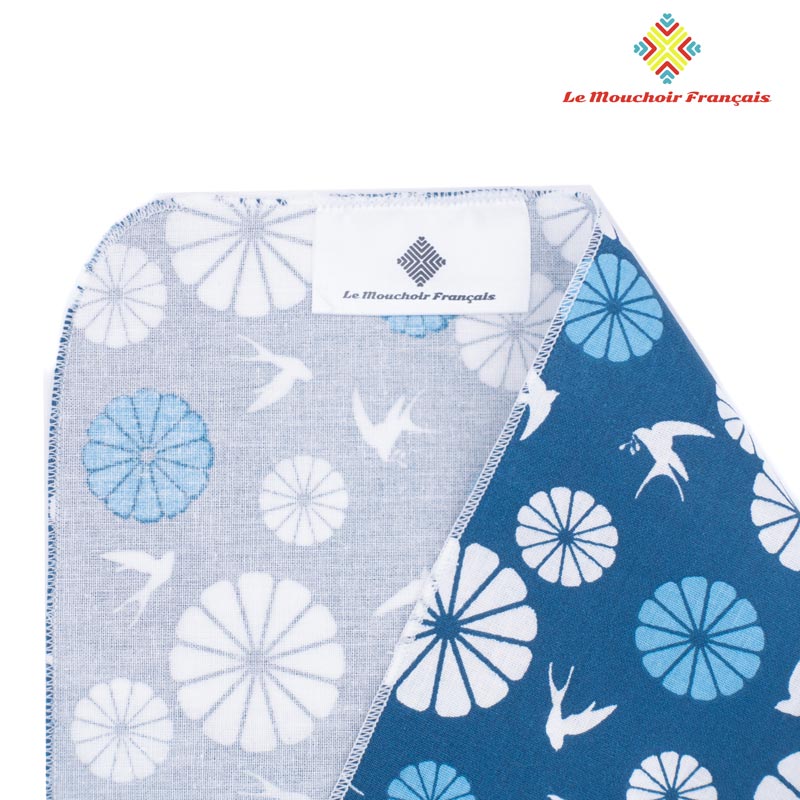 Hirondelle (x1) - Mouchoir en tissu 2