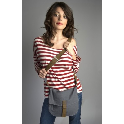 Sac bandoulière design en chanvre et coton bio - Plusieurs couleurs 8