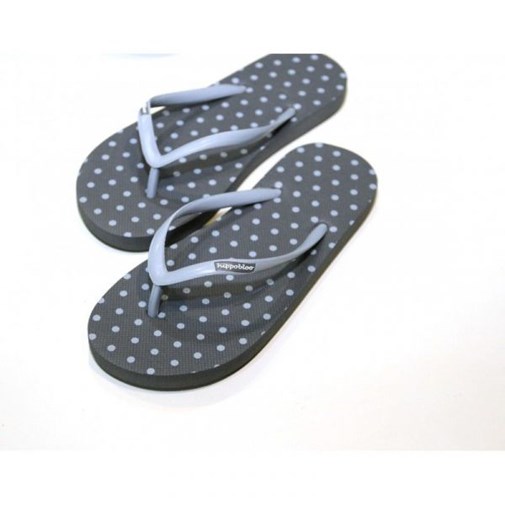 Tongs écologiques femme grey polkadot - Grey Bali