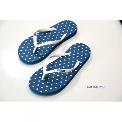 Tongs femme bleu - Pois Coconut