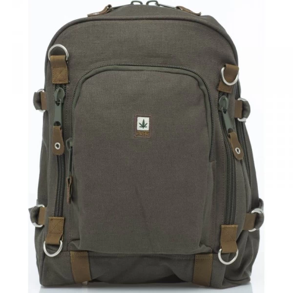 Sac à Dos écologique En Chanvre Et Coton - Fait Main Népal - Coloré Avec Poche à Bouteille Et Compartiment Laptop - Neuf Sans étiquette