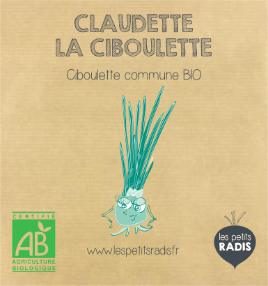 Mini-kit de semis - graines de ciboulette bio - Claudette la ciboulette 4