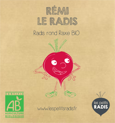 Mini-kit de semis - graines de radis bio - Rémi le Radis 3