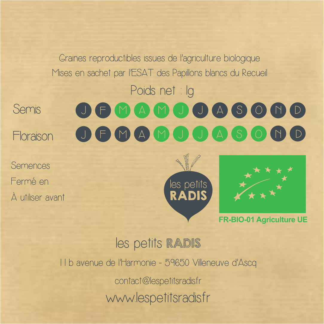 Graines de capucine bio