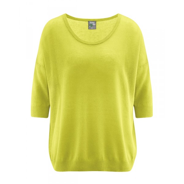 pull-leger-et-ample-manches-3/4-en-coton-bio-et-chanvre-hempage