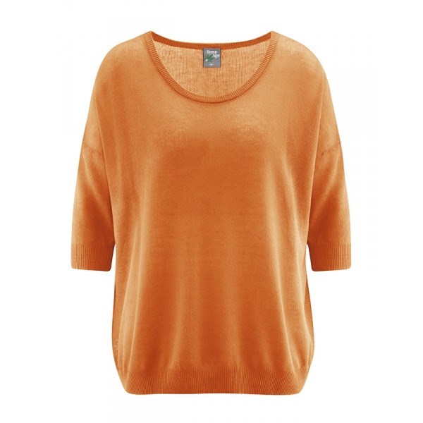 pull-leger-et-ample-manches-3/4-en-coton-bio-et-chanvre-hempage