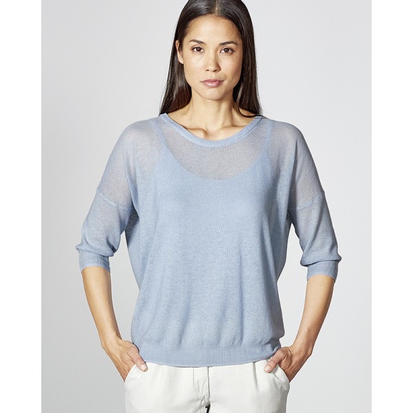 pull-leger-et-ample-manches-3/4-en-coton-bio-et-chanvre-hempage