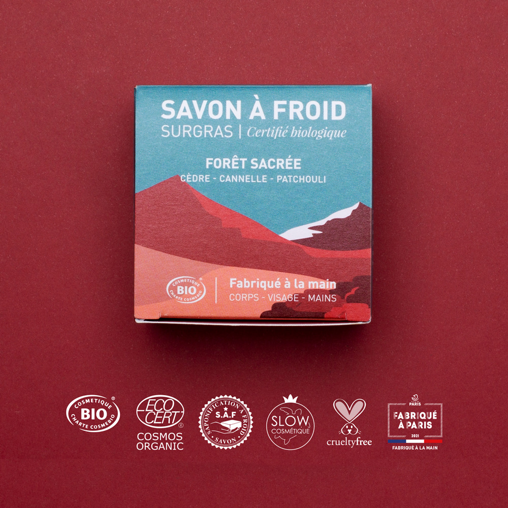 Forêt Sacrée | Savon à froid surgras certifié BIO 2