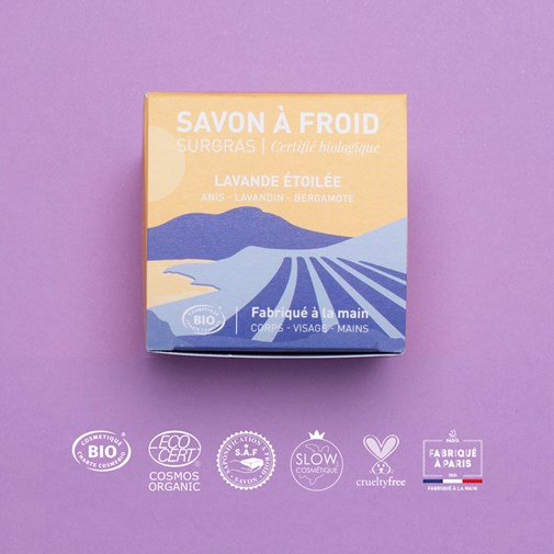 Lavande Étoilée | Savon à froid surgras certifié BIO