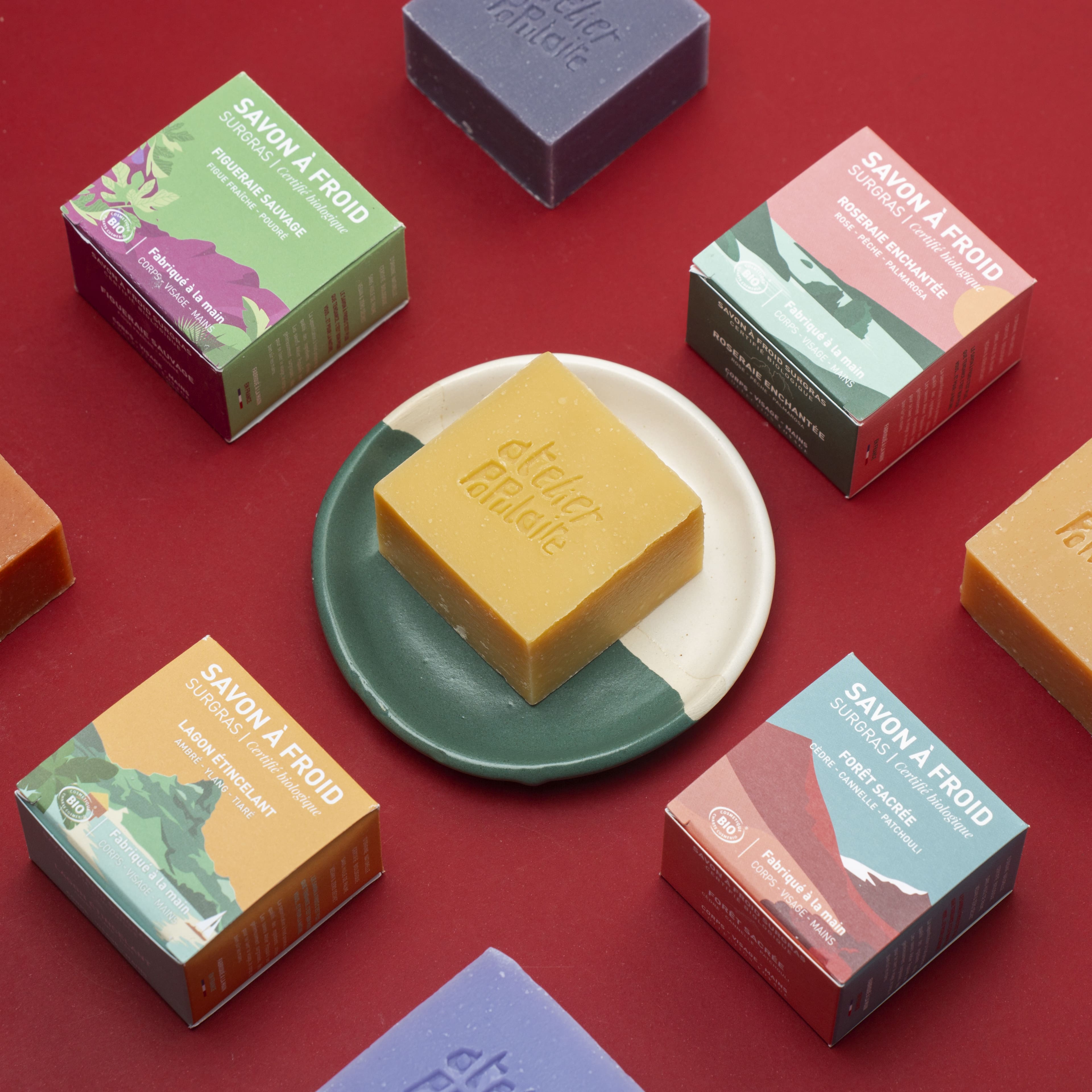 Roseraie Enchantée | Savon à froid surgras certifié BIO 4