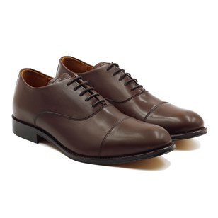 Richelieu Oxford cuir marron