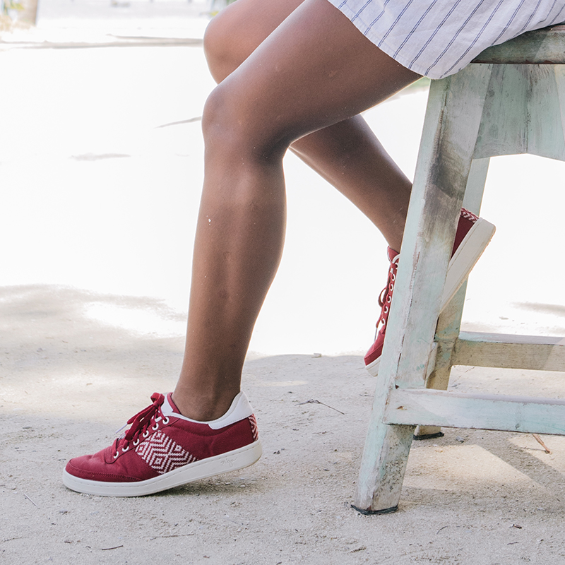 Basket vegan en toile de coton - N’go 8