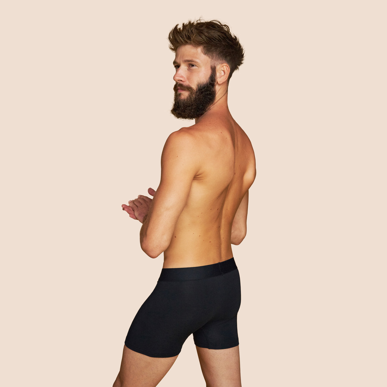 Boxer confortable noir pour hommes