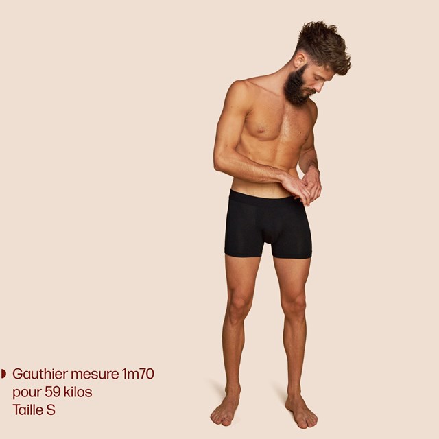Boxer Confort Noir - pack de 2 boxers 4