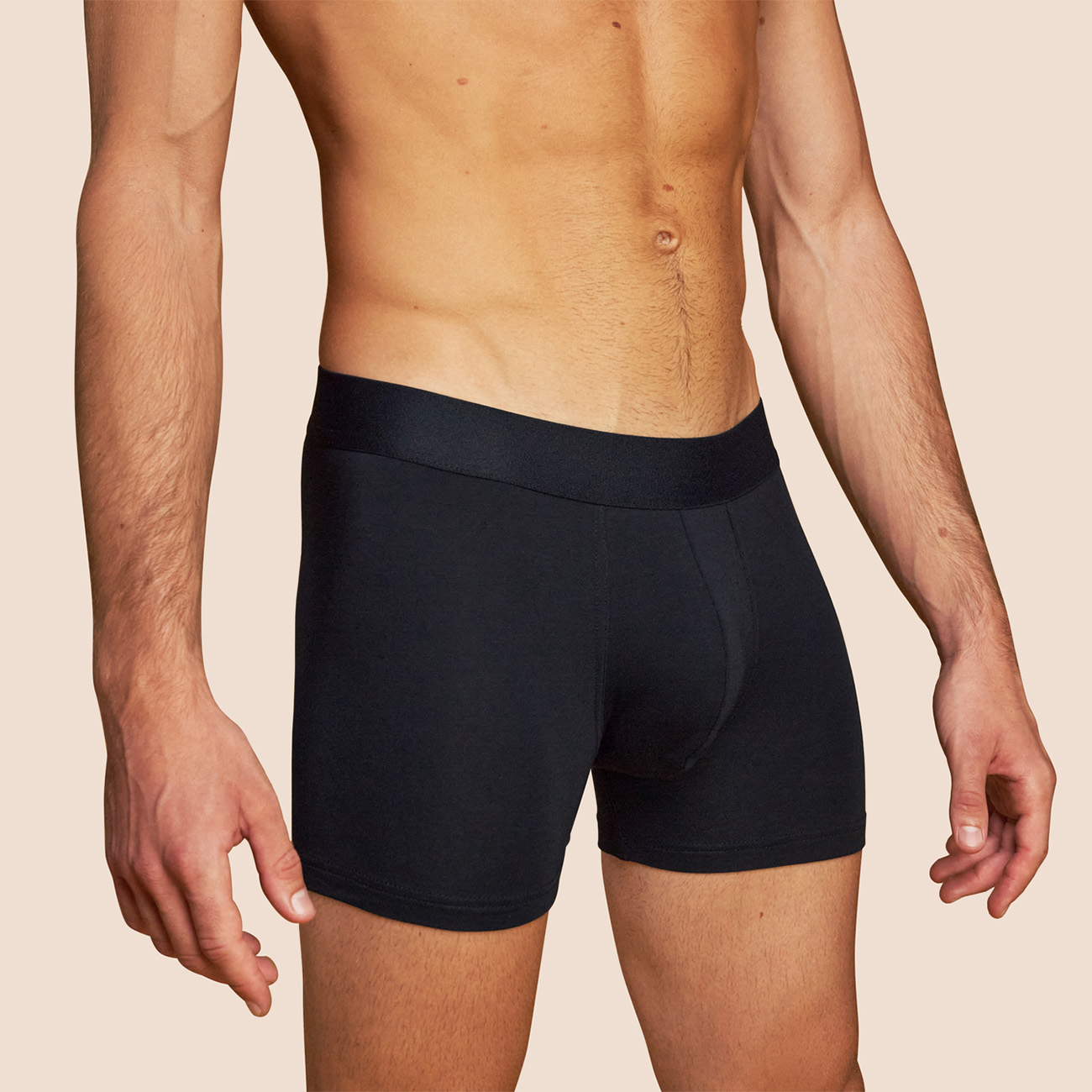 Boxer confortable noir pour hommes