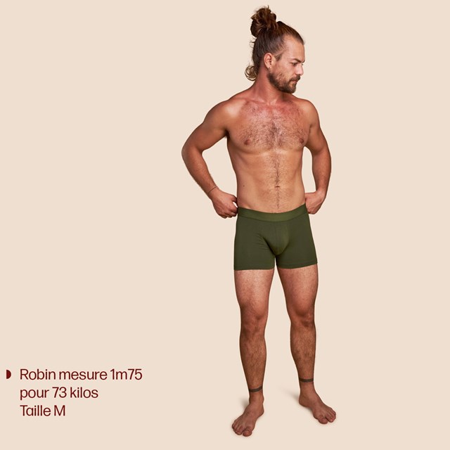 Boxer Confort Vert kaki - pack de 2 boxers 4