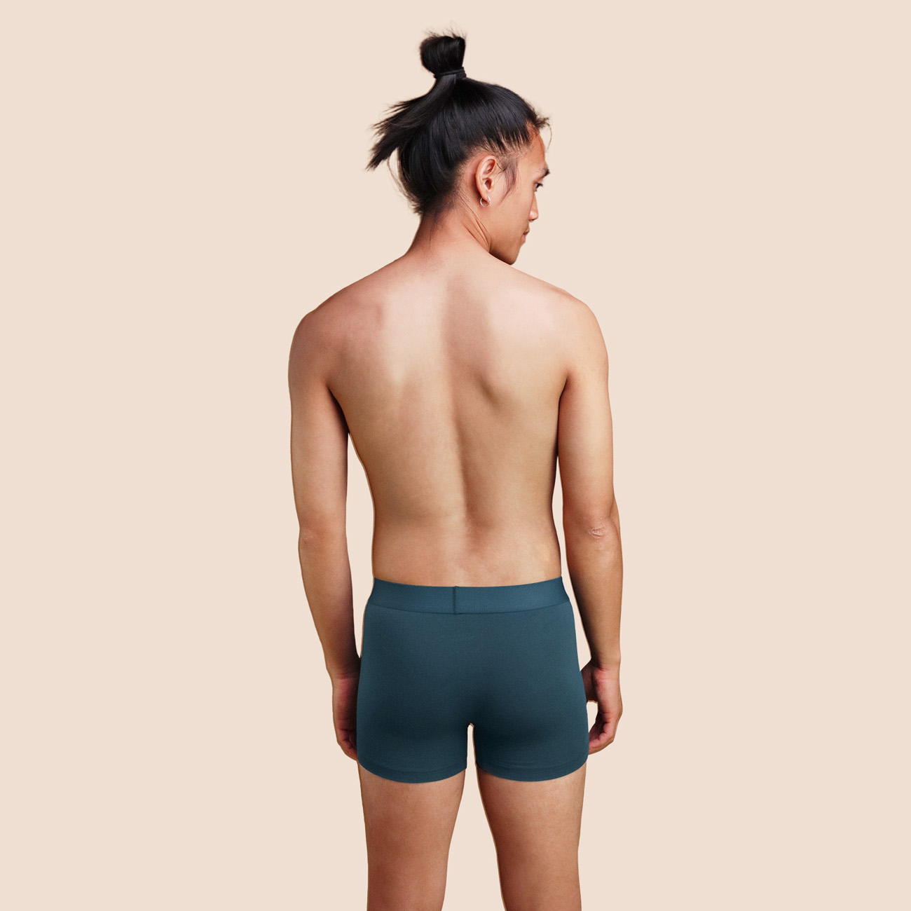 Boxer confortable pour hommes bleu pétrole