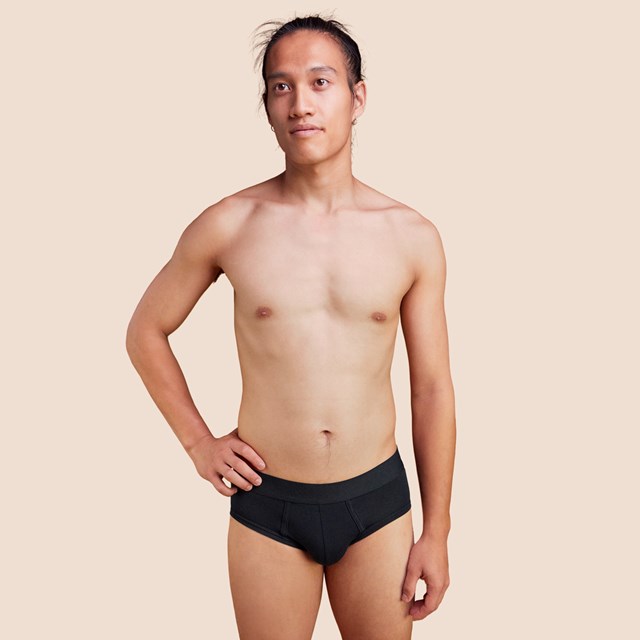 Slip pour hommes bleu marine