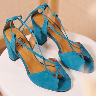 Sandales Stéphanie Turquoise