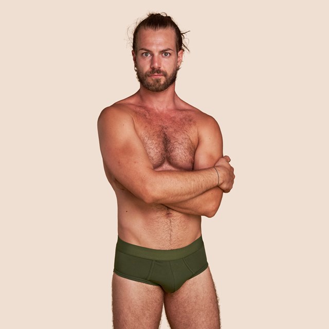 Slip vert kaki - pack de 2 slips 3
