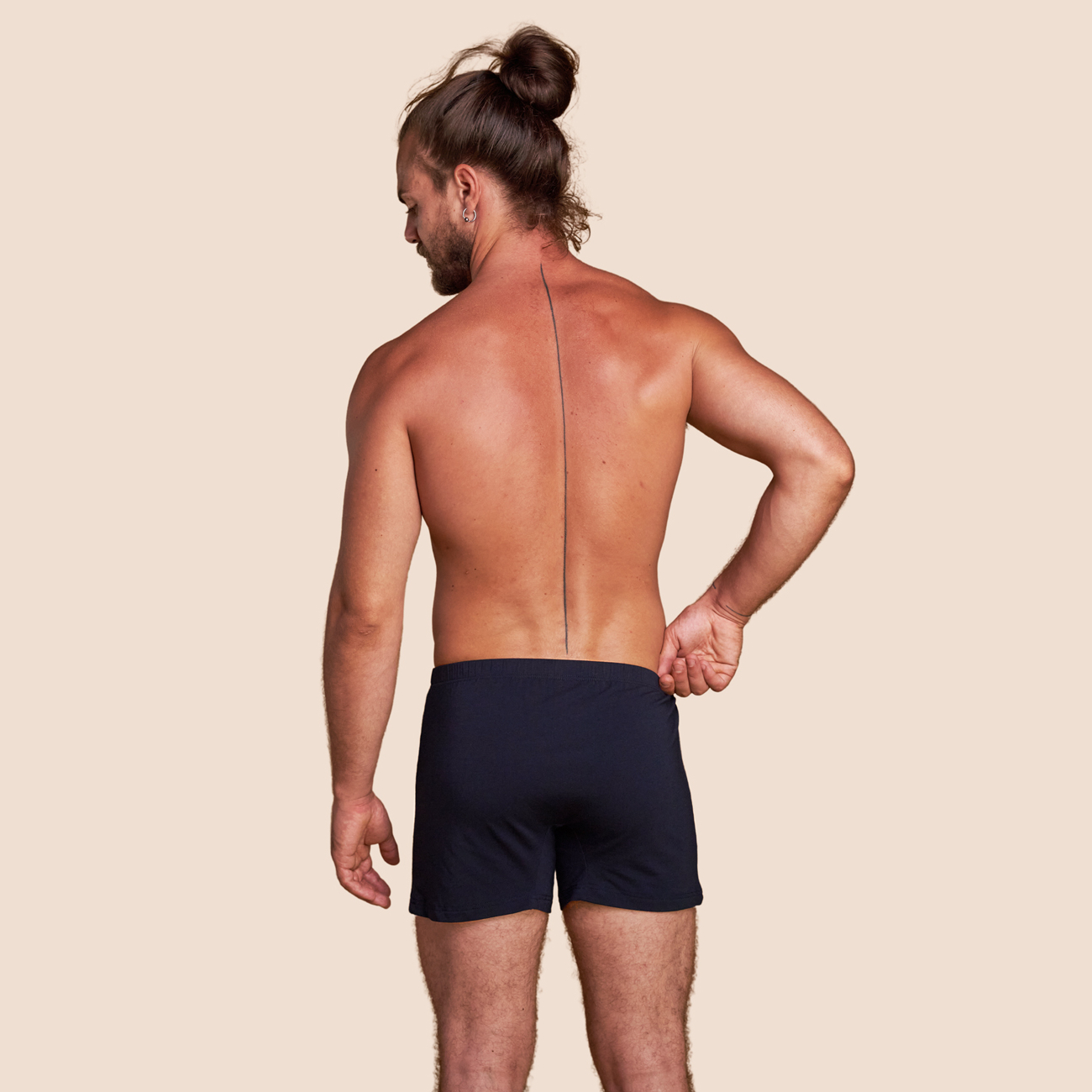 caleçon bleu marine pour homme