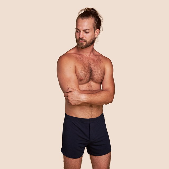 caleçon bleu marine pour homme