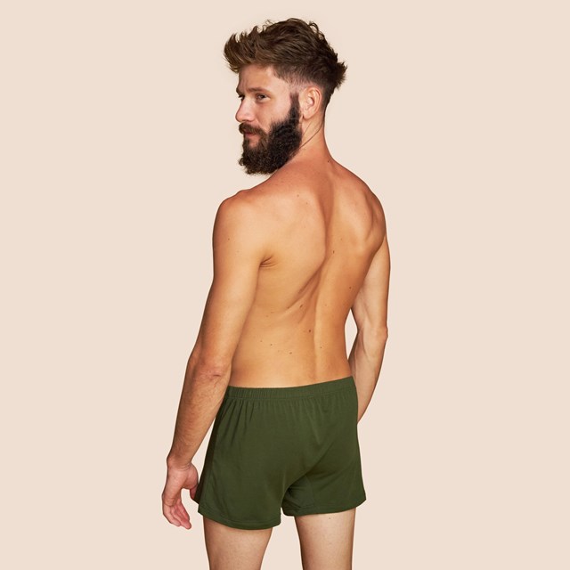 Caleçon pour hommes vert kaki