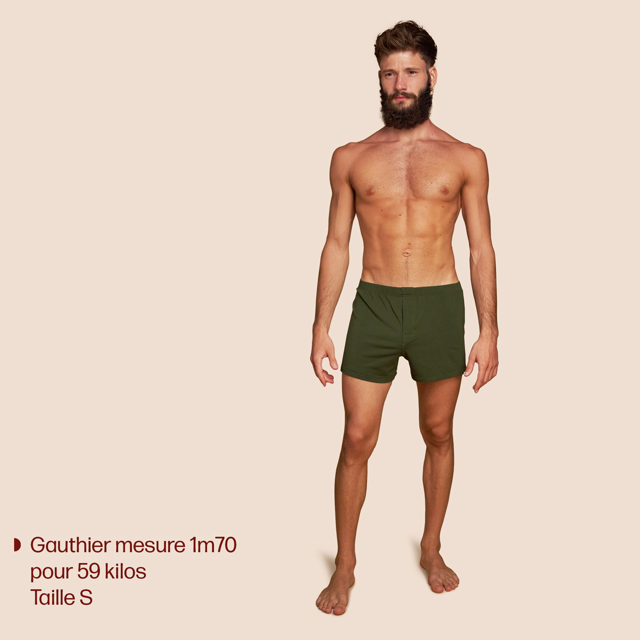 Caleçon vert kaki - pack de 2 caleçons 4